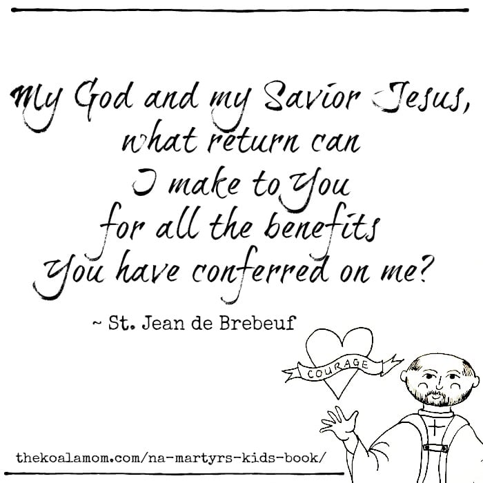 St. Jean de Brebeuf quote