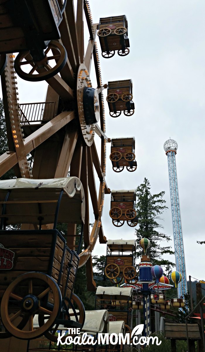 The wagon wheel ferris wheel.