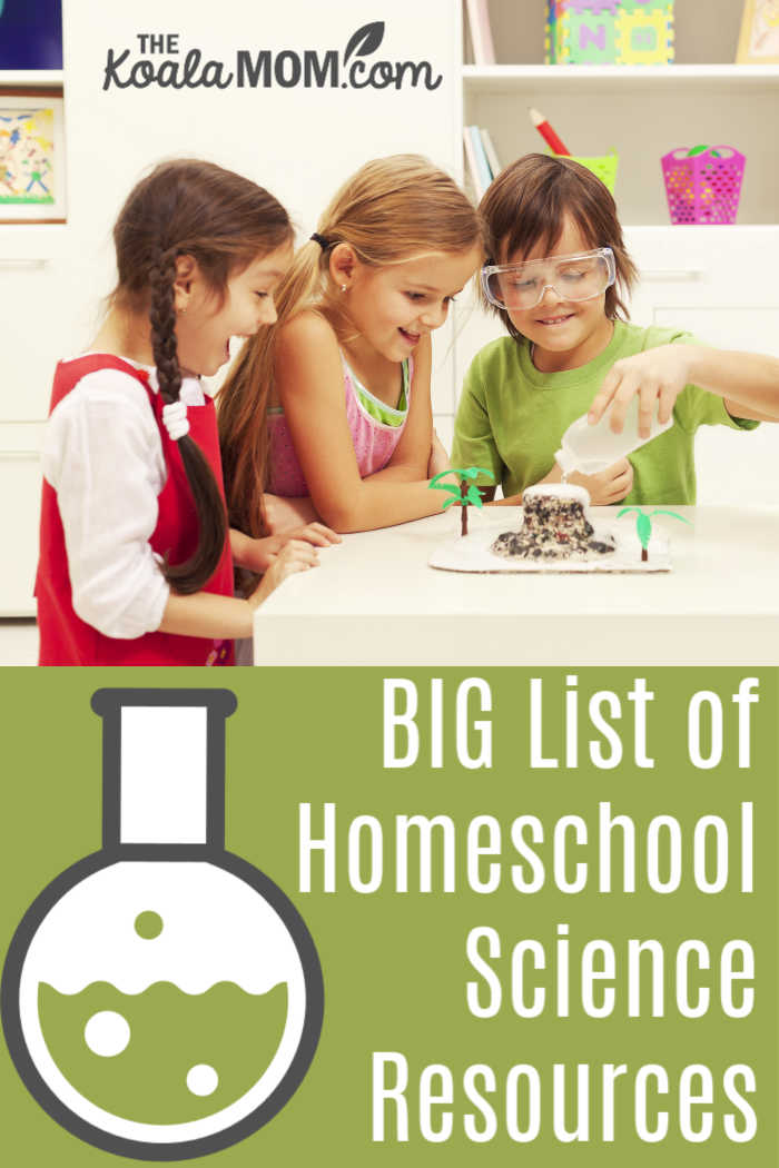 BIG List of Homeschool Science Resources {curriculum, unit studies & more!}