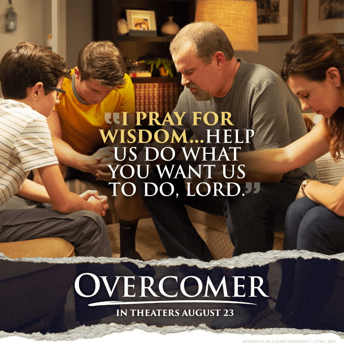 "I pray for wisdom... help us do what you want us to do, Lord." ~ Alex Kendrick