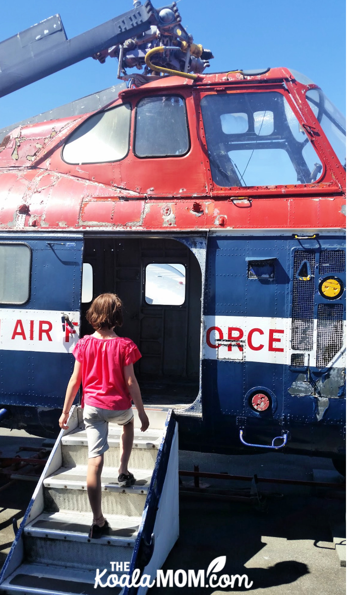 Historic Canadian Air Force helicopter