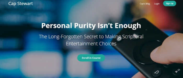 Cap Stewart presents Personal Purity Isn't Enough: the Long-Forgotten Secret to Making Scriptural entertainment choices