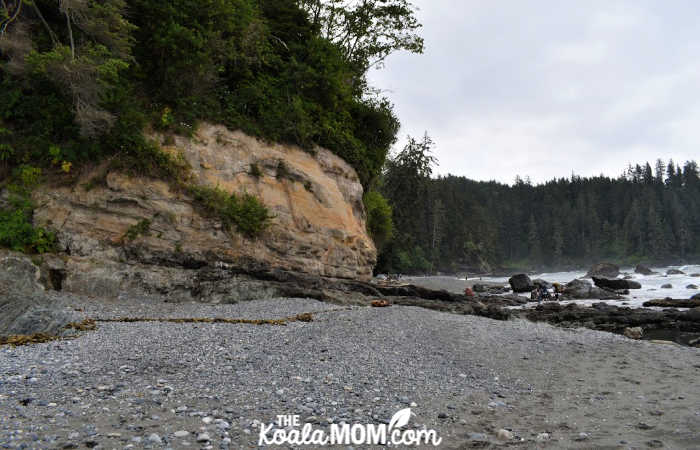 Sombrio Beach (with a few eager hikers)