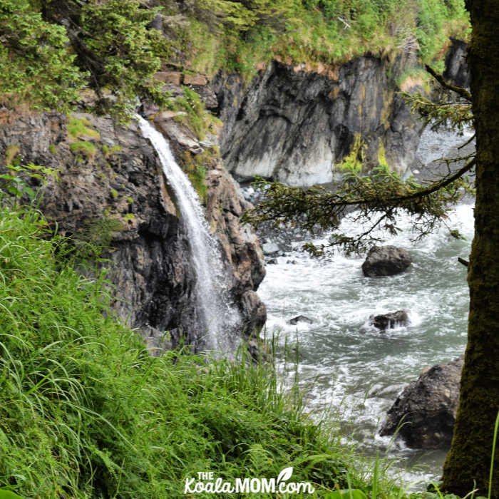 Waterfall near Sombrio Beach.