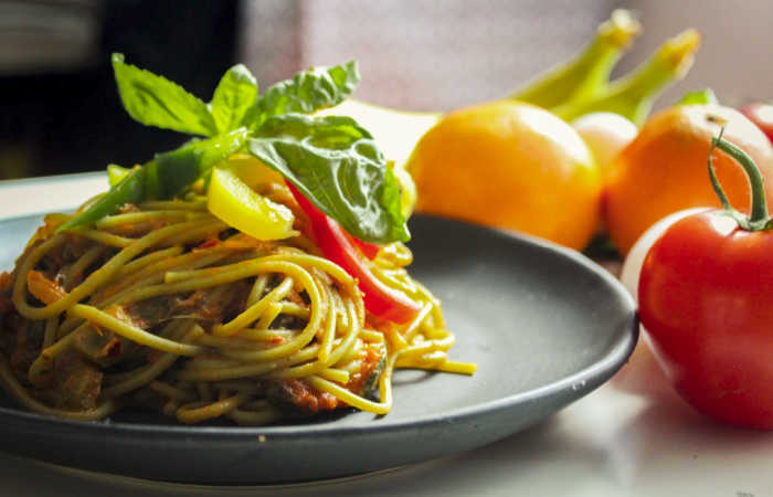 Pasta is super quick and easy to cook in the Instant Pot!