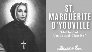 St. Marguerite d'Youville, the first native-born Canadian saint and the "Mother of Universal Charity."