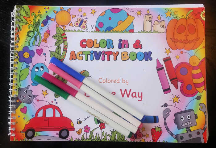 Get a personalized Color In & Activity Book for your child from In the Book!