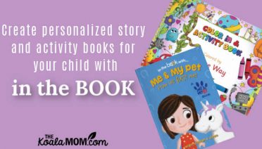 Create personalized story and activity books for your child with IN THE BOOK