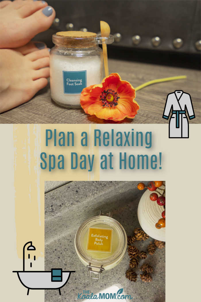 Plan a relaxing spa day at home!