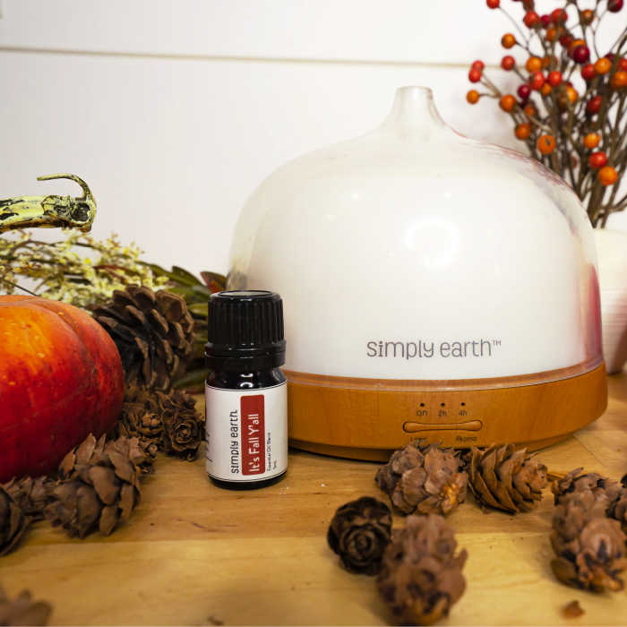 Diffuse the scents of fall with the Simply Earth October essential oils box!