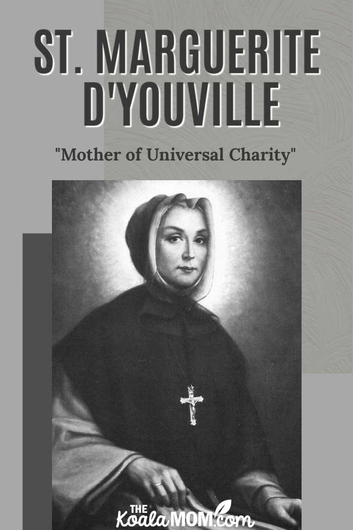 St. Marguerite d'Youville, the first native-born Canadian saint and the "Mother of Universal Charity."