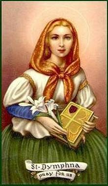 St. Dymphna, Lily of Eire.