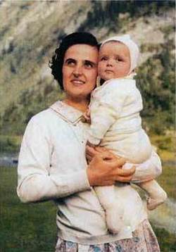 St. Gianna Beretta Molla, patron saint of mothers and physicians.