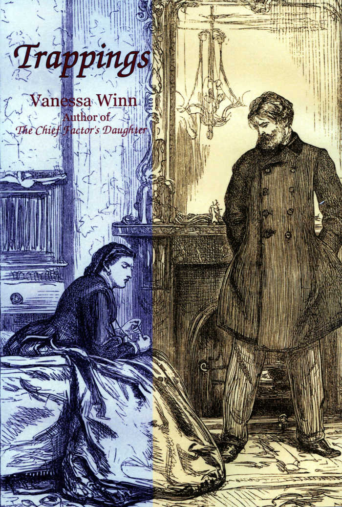 Trappings by Vanessa Winn tells the story of Kate Wentworth Wallace, daughter of HBC Chief Factor John Work, and the loss of her inheritance at Point Ellice House through her husband's bankruptcy.