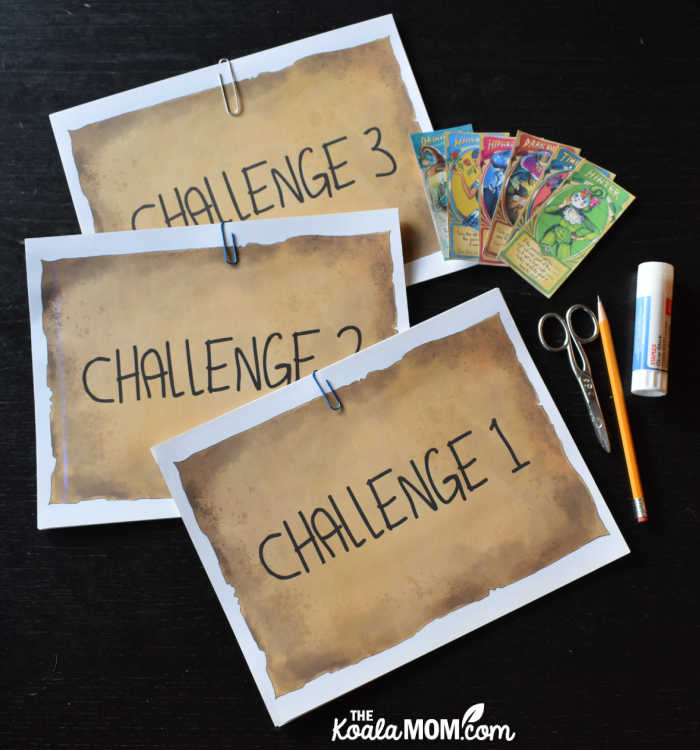 Three escape room challenges, ready for kids to play!