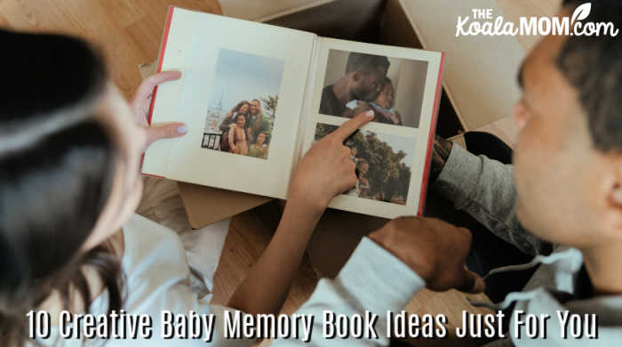 10 Creative Baby Memory Book Ideas Just For You • The Koala Mom