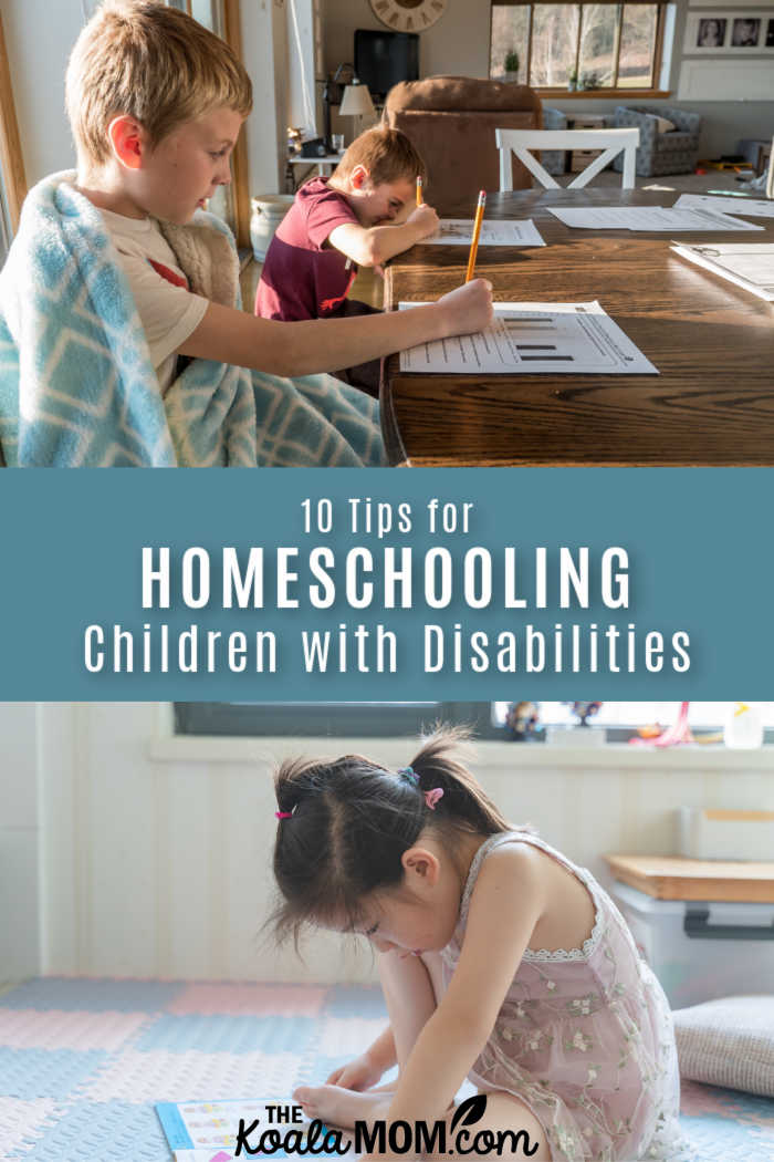 10 Tips for Homeschooling Children with Disabilities