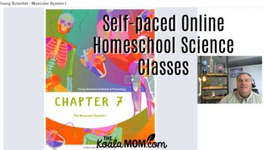 Greg Landry offers self-paced online homeschool science classes, like his Young Scientist Anatomy & Physiology class.