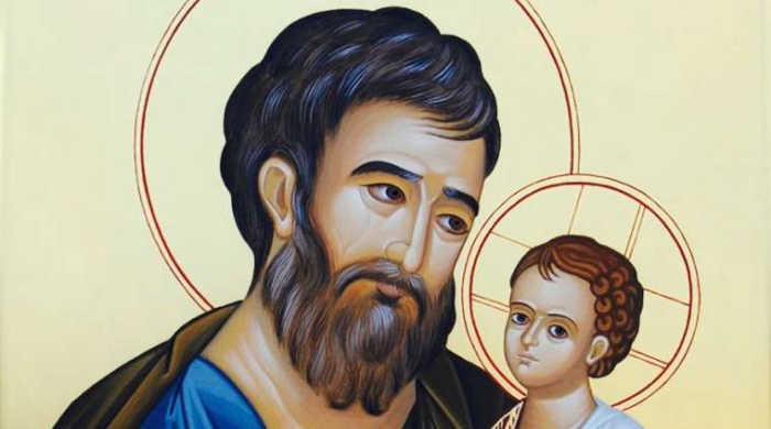 Icon of St. Joseph commissioned by Fr. Donald Calloway for his book, Consecration to St. Joseph