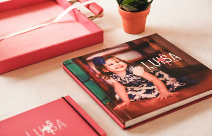 Create a photobook of your child's cutest pictures.