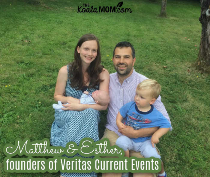 Matthew and Esther are the founders of Veritas Current Events, a Christian social studies curriculum.