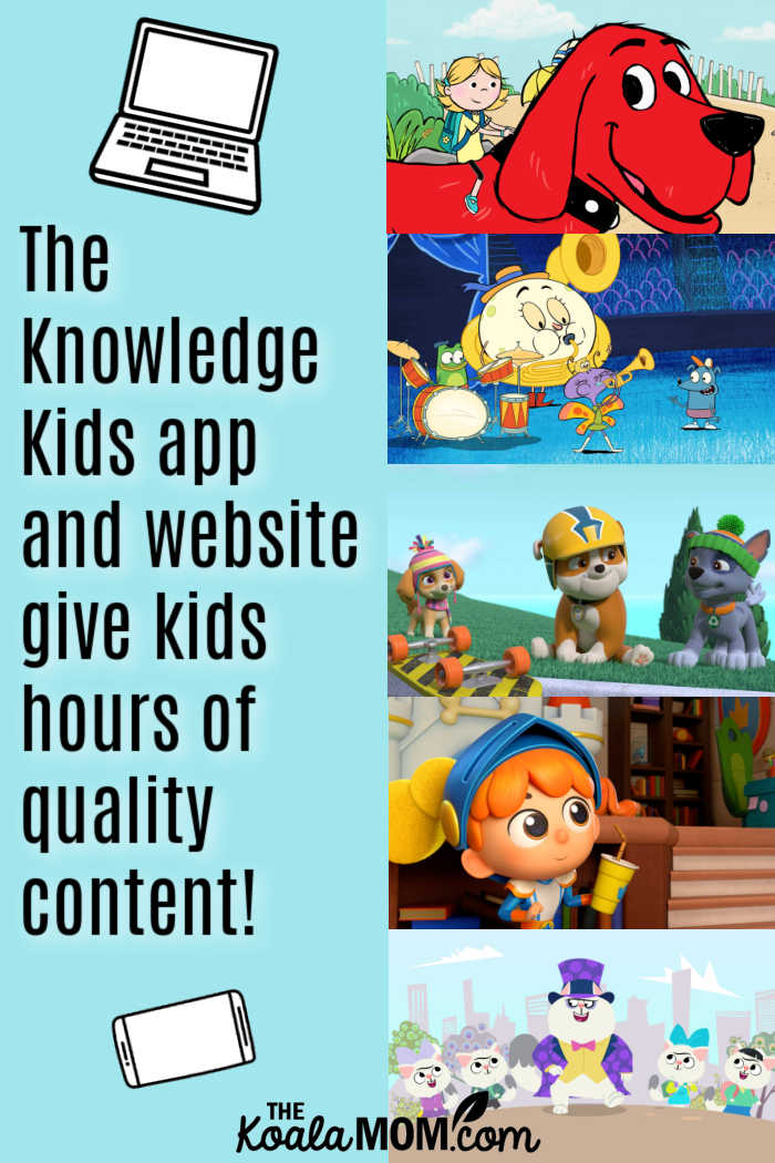 The Knowledge Kids app and website give kids hours of quality content!