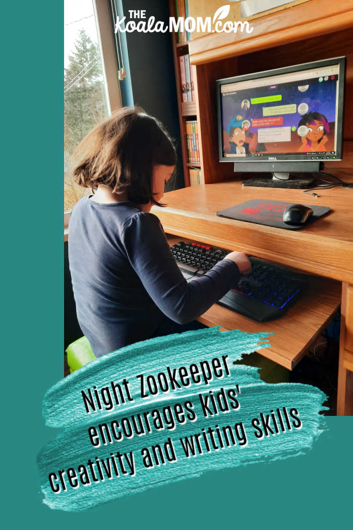 Night Zookeeper encourages kids' creativity and writing skills