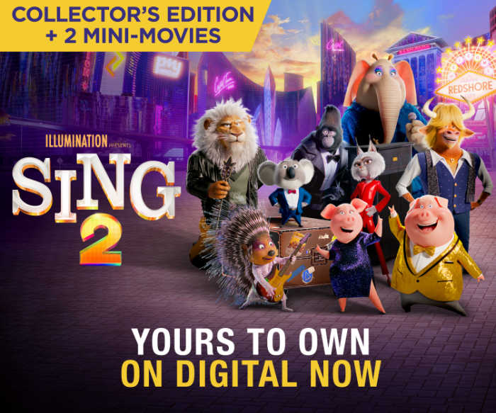 Sing 2 is now available on digital and dvd!