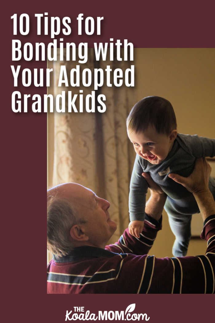 10 Tips for Bonding with Your Adopted Grandchildren. Photo of grandpa with baby by Johnny Cohen on Unsplash.