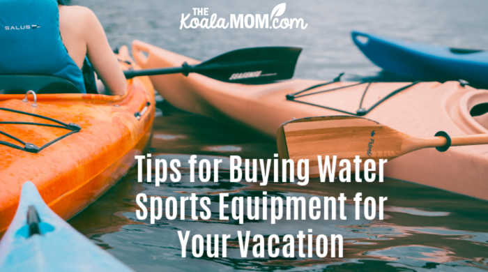 Tips for Buying Water Sports Equipment for Your Vacation. Photo by Nadim Merrikh on Unsplash.