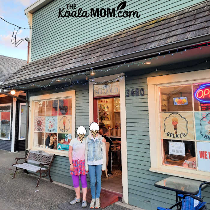 Mr. Gold's gelato shop in Steveston, BC - the scene of Mr. Gold's pawn shop in ABC's Once Upon a Time