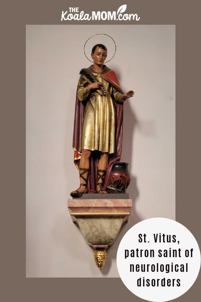 St. Vitus, patron saint of neurological disorders