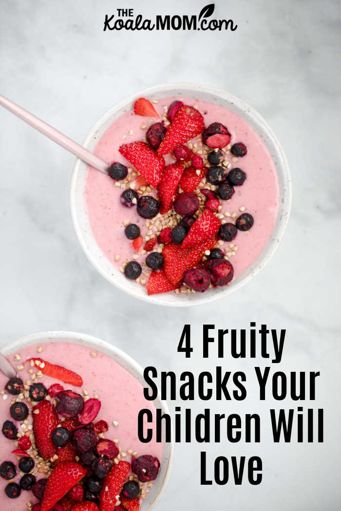 4 Fruity Snacks Your Children Will Love. Photo by Bakd&Raw by Karolin Baitinger on Unsplash.