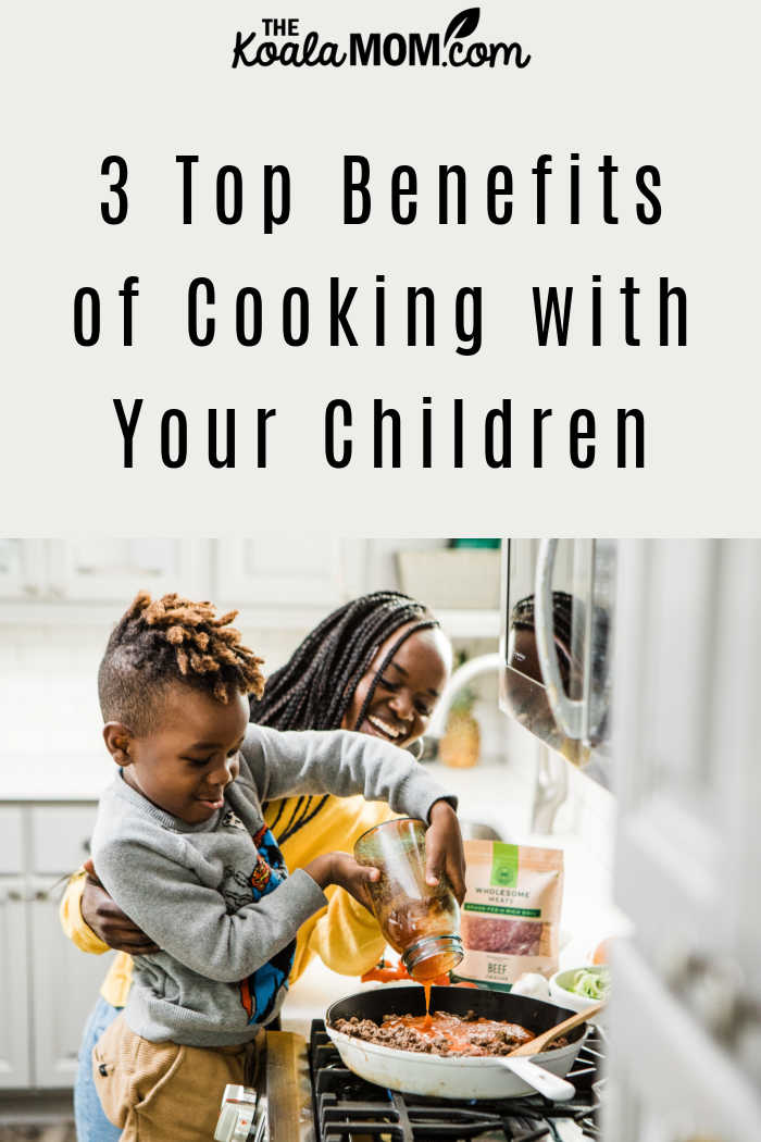 3 Top Benefits of Cooking with Your Children. Photo by Brooke Lark on Unsplash.