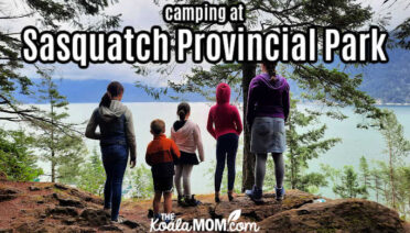 Camping at Sasquatch Provincial Park.