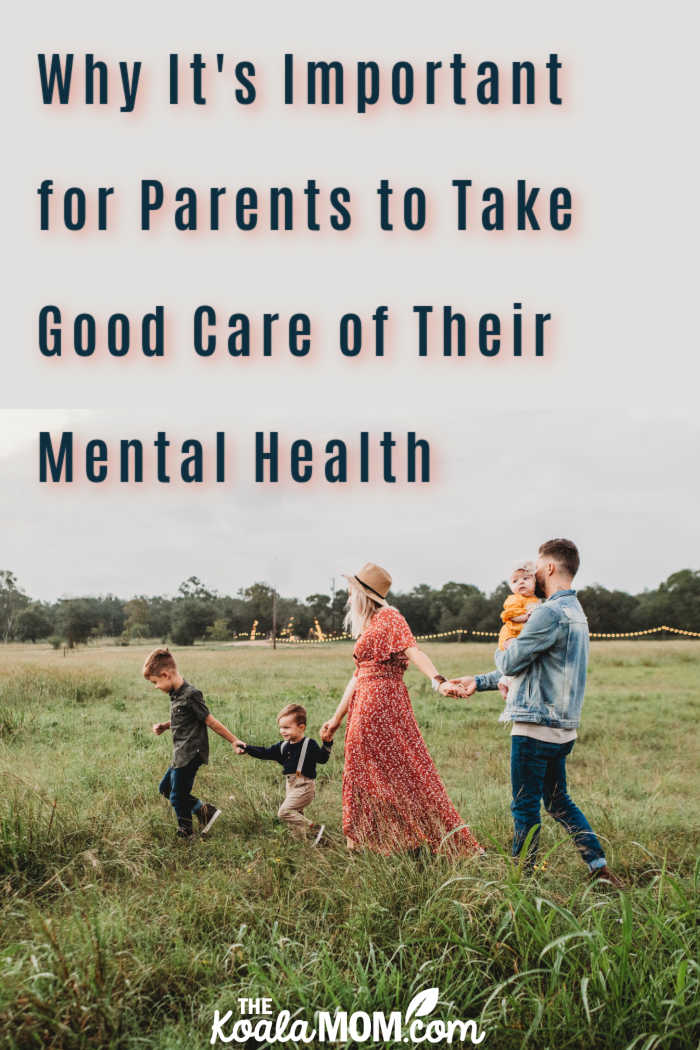 Why It's Important for Parents to Take Good Care of Their Mental Health. Photo by Jessica Rockowitz on Unsplash