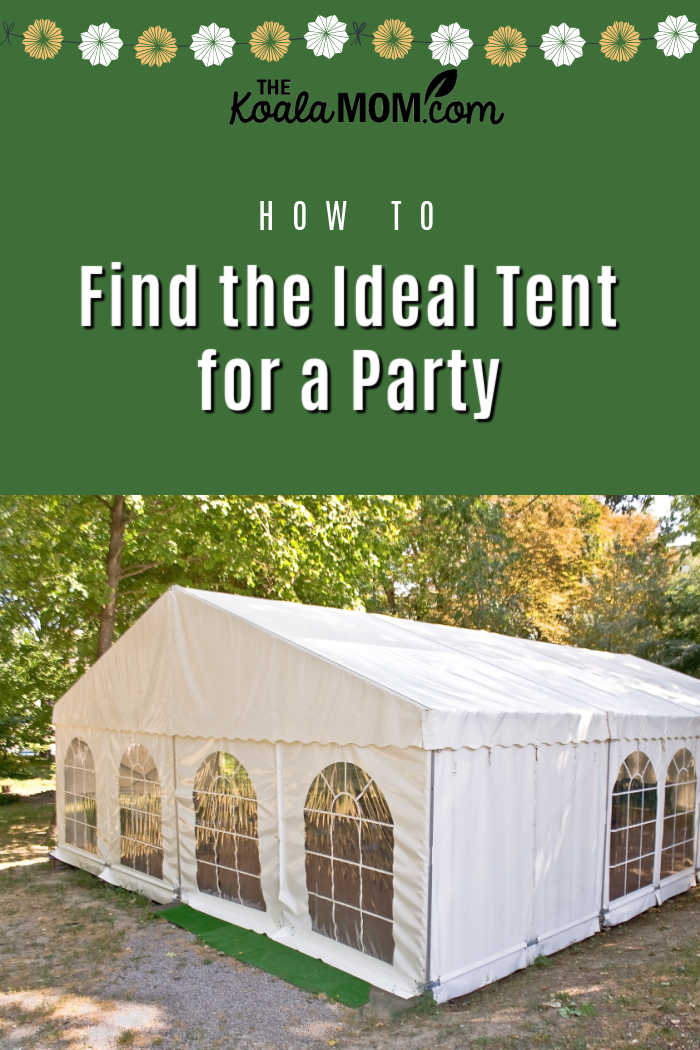 How to Find the Ideal Tent for a Party. Image credit: Depositphotos.