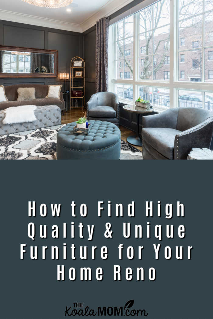 How to Find High Quality & Unique Furniture for Your Home Reno. Photo by Alex Qian on Pexels.