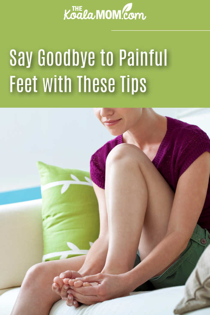 Say Goodbye to Painful Feet with These Tips. Image credit: Depositphotos.