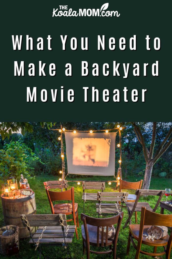 What You Need to Make a Backyard Movie Theater. Photo credit: Depositphotos.