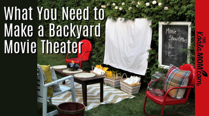 What You Need to Make a Backyard Movie Theater. Photo credit: Depositphotos