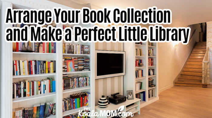 Arrange Your Book Collection and Make a Perfect Little Library. Photo credit: Depositphotos