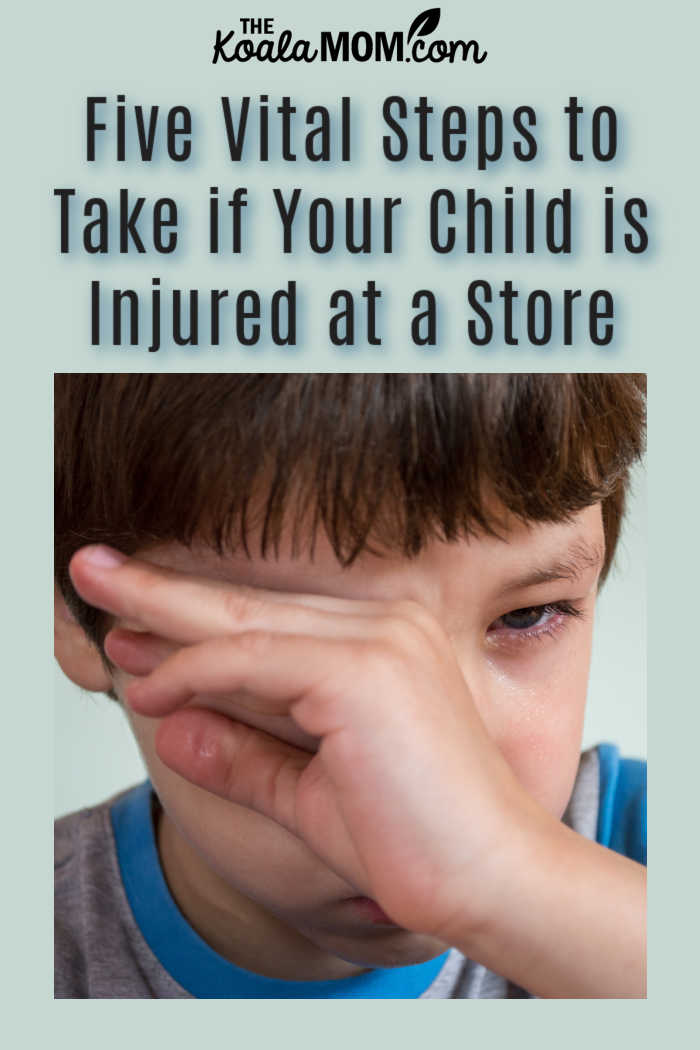 Five Vital Steps to Take if Your Child is Injured at a Store. Photo by Victoria Akvarel on Pexels.