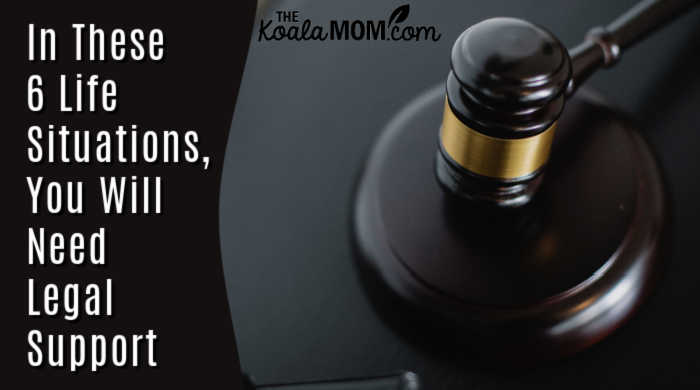 In These 6 Life Situations You Will Need Legal Support. Photo of judge's gavel by Sora Shimazaki via Pexels.