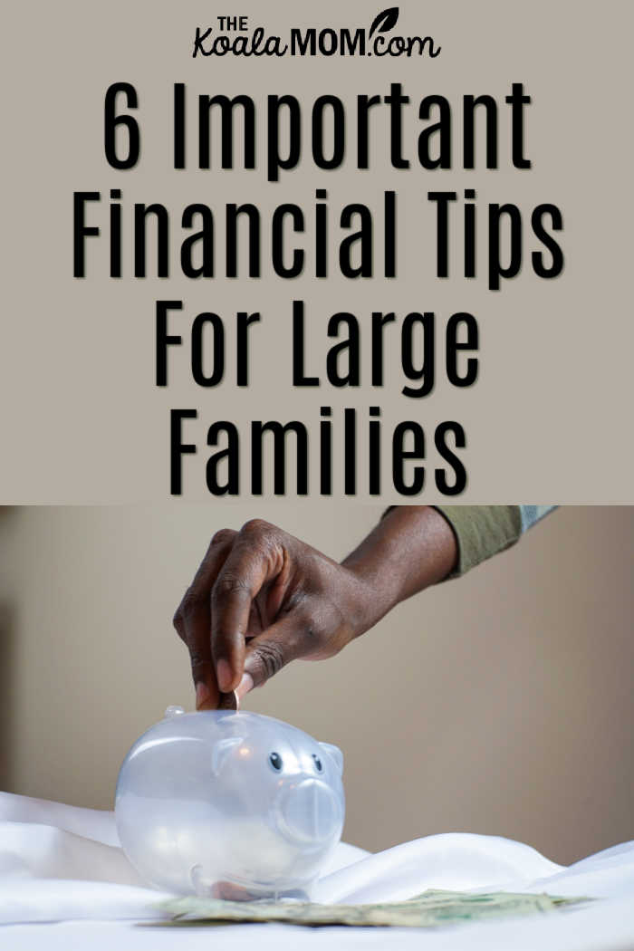 6 Important Financial Tips For Large Families. Photo of man putting money in white piggy bank by Joslyn Pickens via Pexels.
