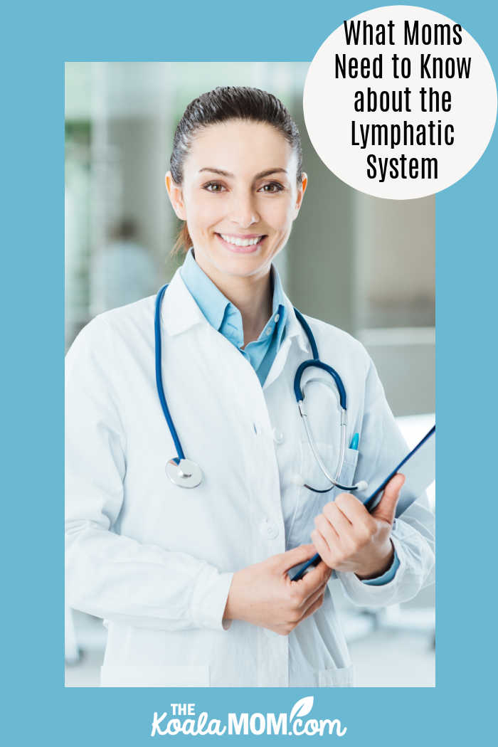 What Moms Need to Know about the Lymphatic System. Photo of smiling doctor via Depositphotos.