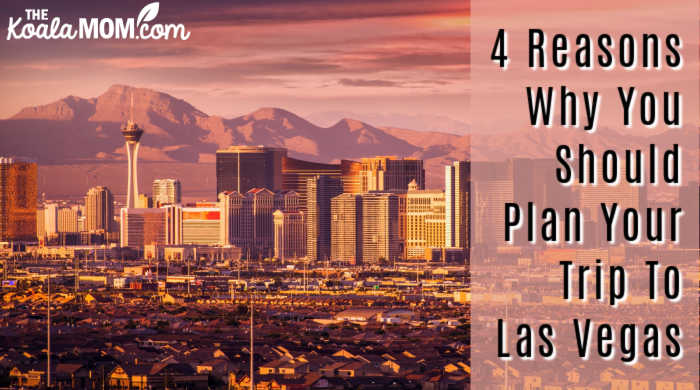 4 Reasons Why You Should Plan Your Trip To Las Vegas. Photo of Las Vegas skyline via Depositphotos.