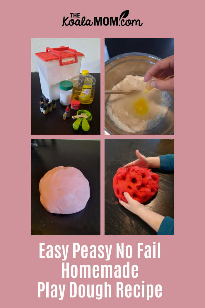 Easy Peasy No Fail Play Dough Recipe • The Koala Mom