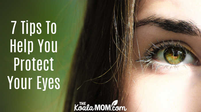 7 Tips To Help You Protect Your Eyes. Close-up photo of woman's eye by Jan Krnc via Pexels.