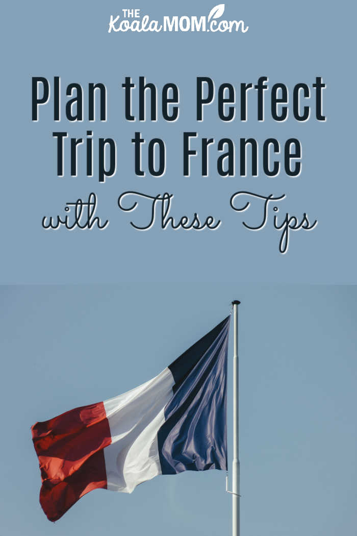 Plan the Perfect Trip to France with These Tips. Photo of the French flag flying against a blue sky by Atypeek Dgn on Pexels.